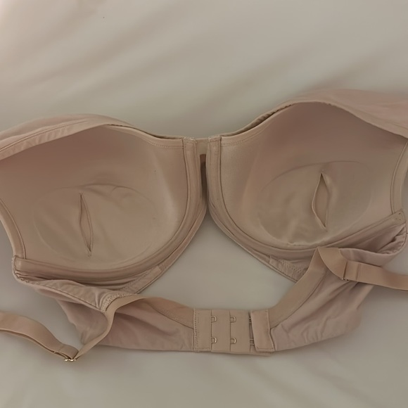 Thirdlove Women’s 24/7 Cotton Plunge Bra Underwire Cream Size 34E (DD) - Picture 6 of 7